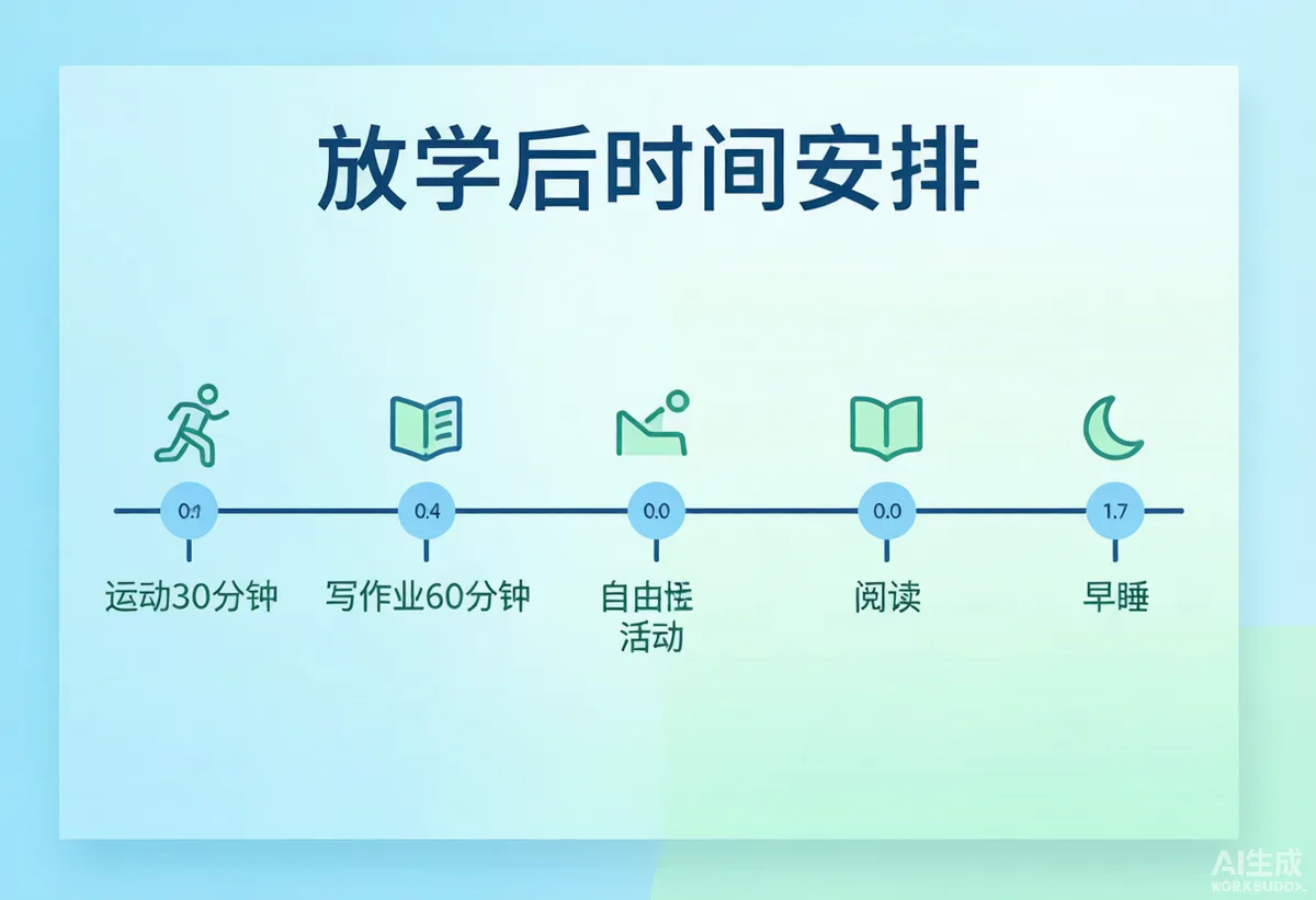小学生每天放学后的时间怎么安排最合理?我研究了20个学霸家庭的时间表 - 配图