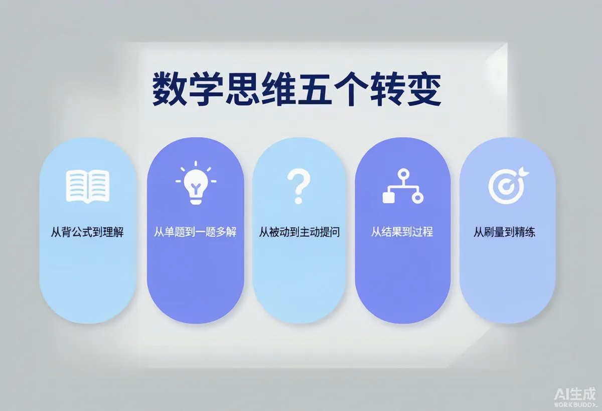 小学数学思维训练方法:从刷题到思考的五个关键转变 - 配图